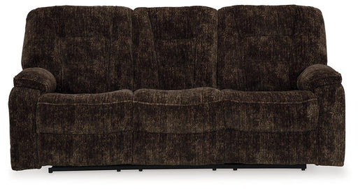 Soundwave Reclining Sofa with Drop Down Table Sofa Ashley Furniture