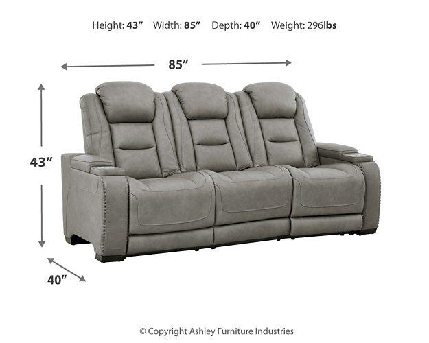 The Man-Den Power Reclining Sofa Sofa Ashley Furniture