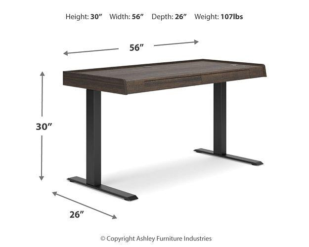 Zendex 55" Adjustable Height Desk Desk Ashley Furniture