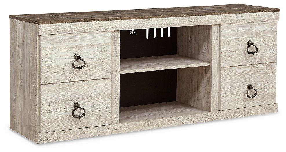 Willowton TV Stand with Electric Fireplace TV Stand Ashley Furniture