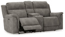 Next-Gen DuraPella Power Reclining Loveseat with Console Loveseat Ashley Furniture