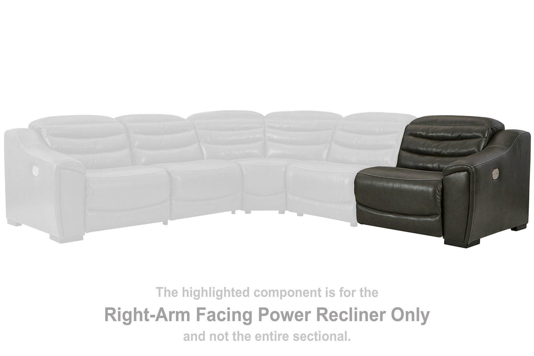 Center Line Power Reclining Sectional Sectional Ashley Furniture