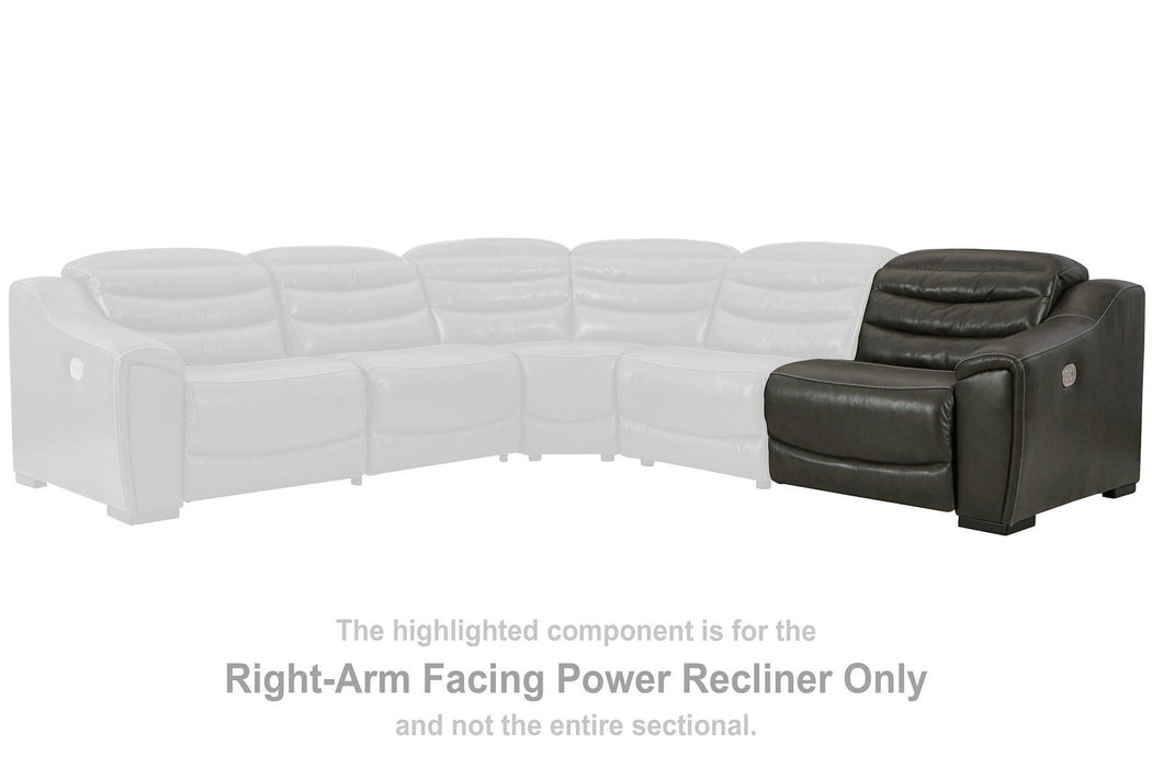 Center Line Power Reclining Sectional Loveseat