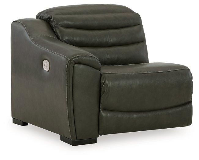 Center Line 2-Piece Power Reclining Loveseat Sectional Ashley Furniture