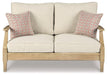 Clare View Loveseat with Cushion Outdoor Seating Ashley Furniture