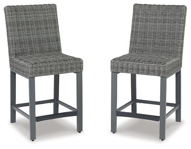 Palazzo Outdoor Barstool (Set of 2) Outdoor Barstool Ashley Furniture