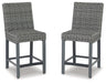 Palazzo Outdoor Barstool (Set of 2) Outdoor Barstool Ashley Furniture