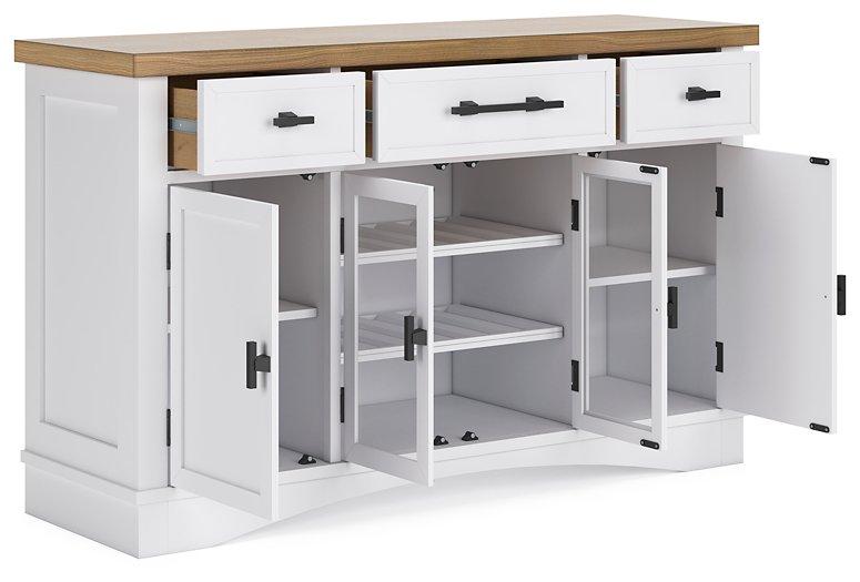 Ashbryn Dining Server and Hutch Server Ashley Furniture