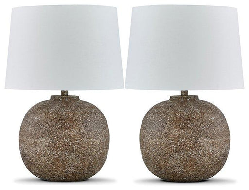 Neavesboro Lamp Set Table Lamp Set Ashley Furniture