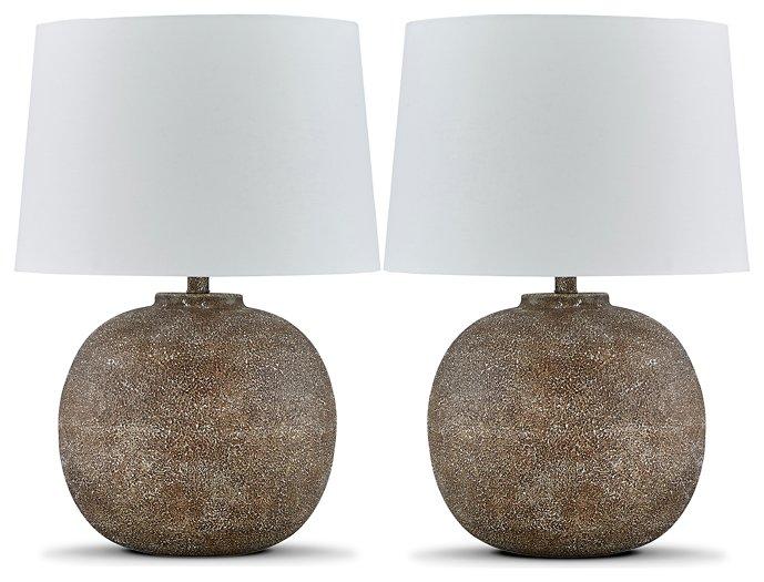 Neavesboro Lamp Set Table Lamp Set Ashley Furniture