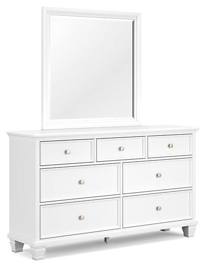 Fortman Dresser and Mirror - Dayton Discount Furniture