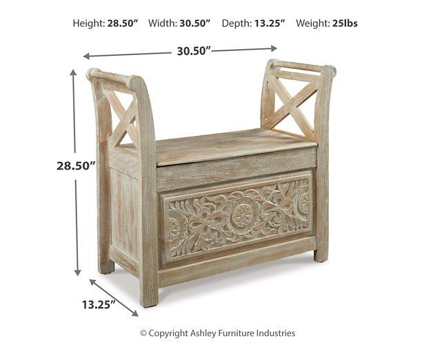 Fossil Ridge Accent Bench Bench Ashley Furniture