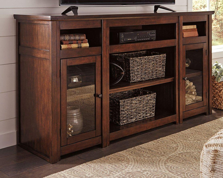 Harpan 72" TV Stand with Electric Fireplace TV Stand Ashley Furniture