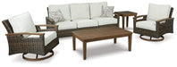 Paradise Trail Sofa with Cushion Outdoor Seating Ashley Furniture