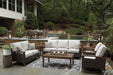 Paradise Trail Sofa with Cushion Outdoor Seating Ashley Furniture