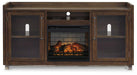 Starmore 70" TV Stand with Electric Fireplace Entertainment Center Ashley Furniture