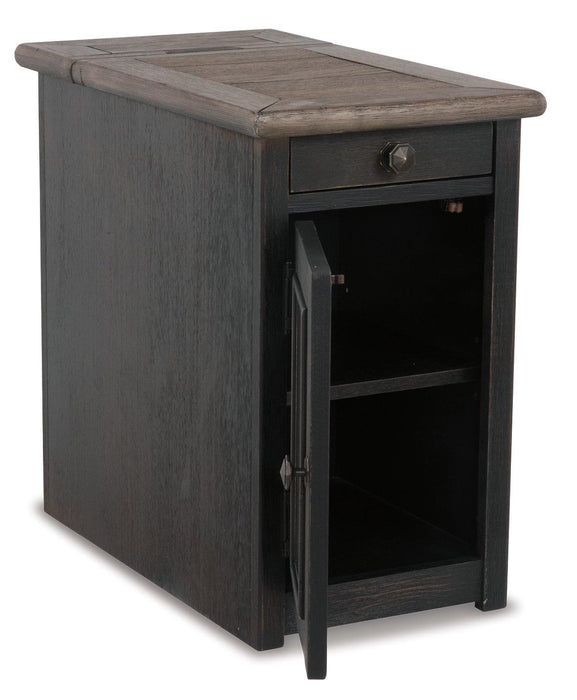 Tyler Creek Chairside End Table with USB Ports & Outlets End Table Ashley Furniture