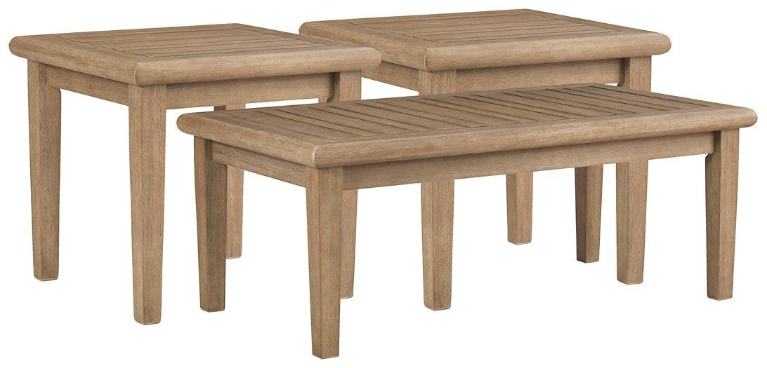 Gerianne Outdoor Occasional Table Set Outdoor Table Set Ashley Furniture