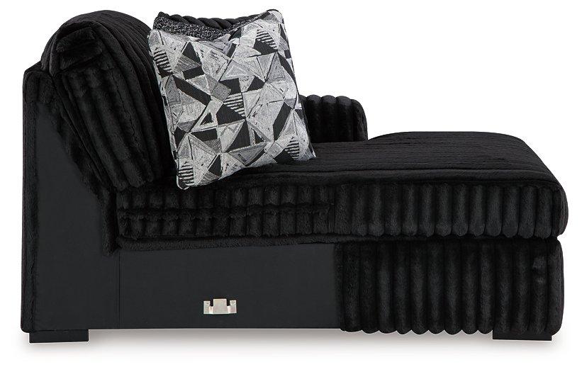 Midnight-Madness Sectional with Chaise - Dayton Discount Furniture