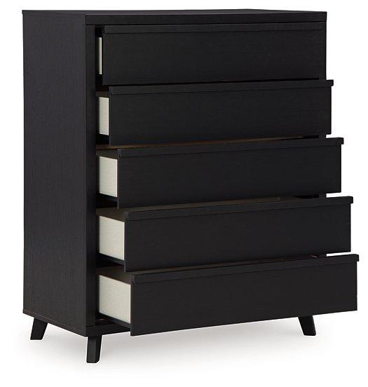 Danziar Wide Chest of Drawers Chest Ashley Furniture