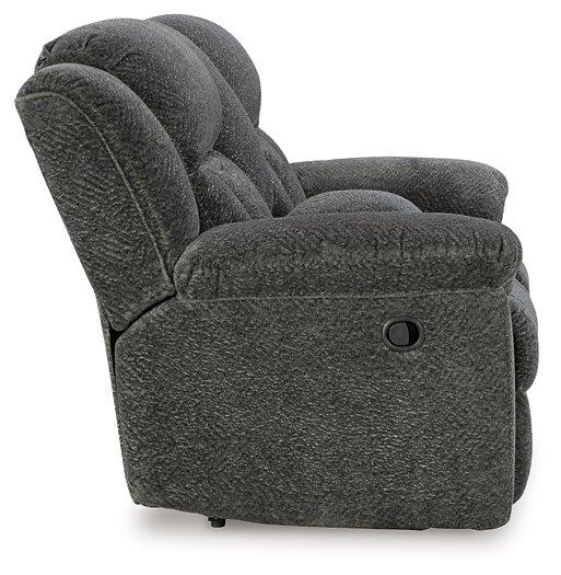 Frohn Reclining Loveseat with Console Loveseat Ashley Furniture