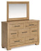 Galliden Dresser and Mirror Dresser & Mirror Ashley Furniture