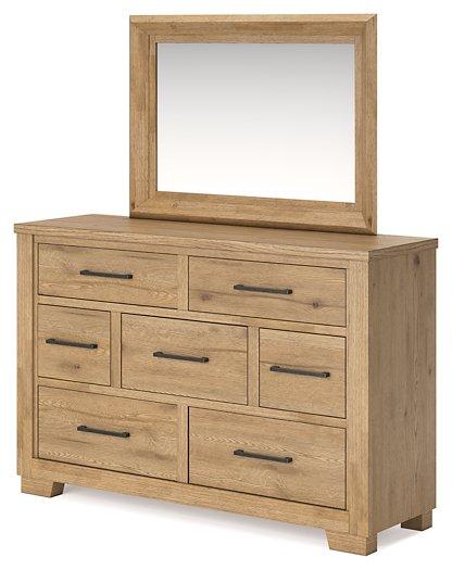 Galliden Dresser and Mirror Dresser & Mirror Ashley Furniture