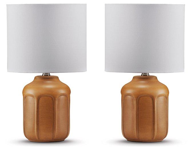 Gierburg Lamp Set Table Lamp Set Ashley Furniture