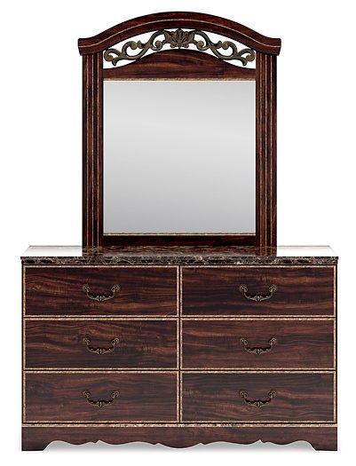 Glosmount Dresser and Mirror Dresser & Mirror Ashley Furniture