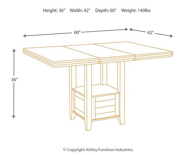 Haddigan Counter Height Dining Set Dining Room Set Ashley Furniture