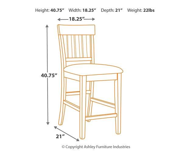 Haddigan Counter Height Bar Stool Barstool Ashley Furniture