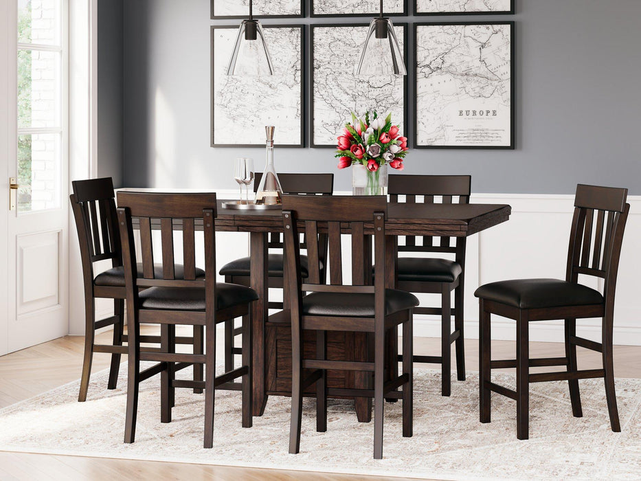 Haddigan Dining Room Set Barstool Set Ashley Furniture