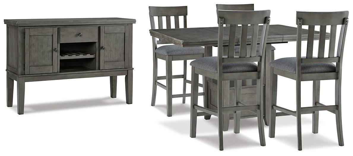 Hallanden Counter Height Dining Room Set Dining Room Set Ashley Furniture