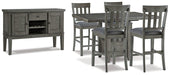 Hallanden Counter Height Dining Room Set Dining Room Set Ashley Furniture