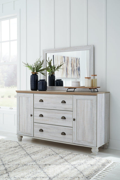 Haven Bay Dresser and Mirror Dresser & Mirror Ashley Furniture