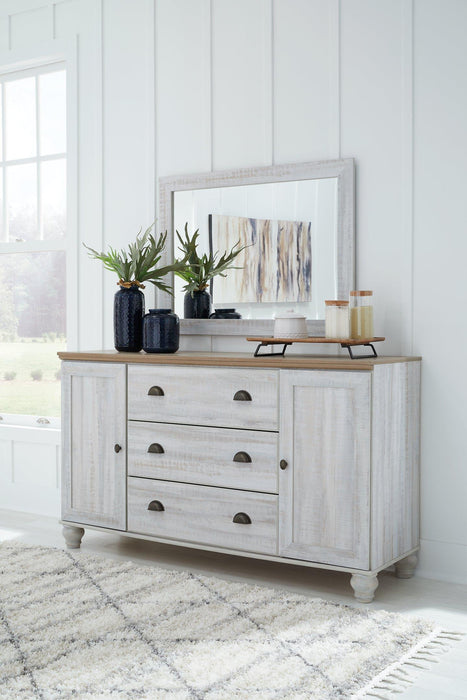 Haven Bay Dresser and Mirror Dresser & Mirror Ashley Furniture