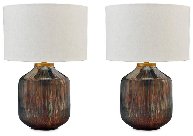 Jadstow Lamp Set Table Lamp Set Ashley Furniture