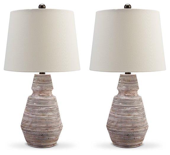 Jairburns Table Lamp (Set of 2) Table Lamp Pair Ashley Furniture