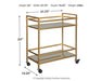 Kailman Bar Cart Bar Cart Ashley Furniture