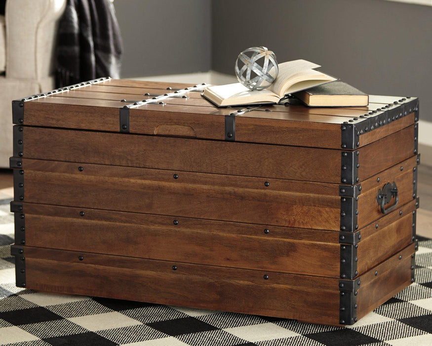 Kettleby Storage Trunk Trunk Ashley Furniture