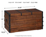 Kettleby Storage Trunk Trunk Ashley Furniture