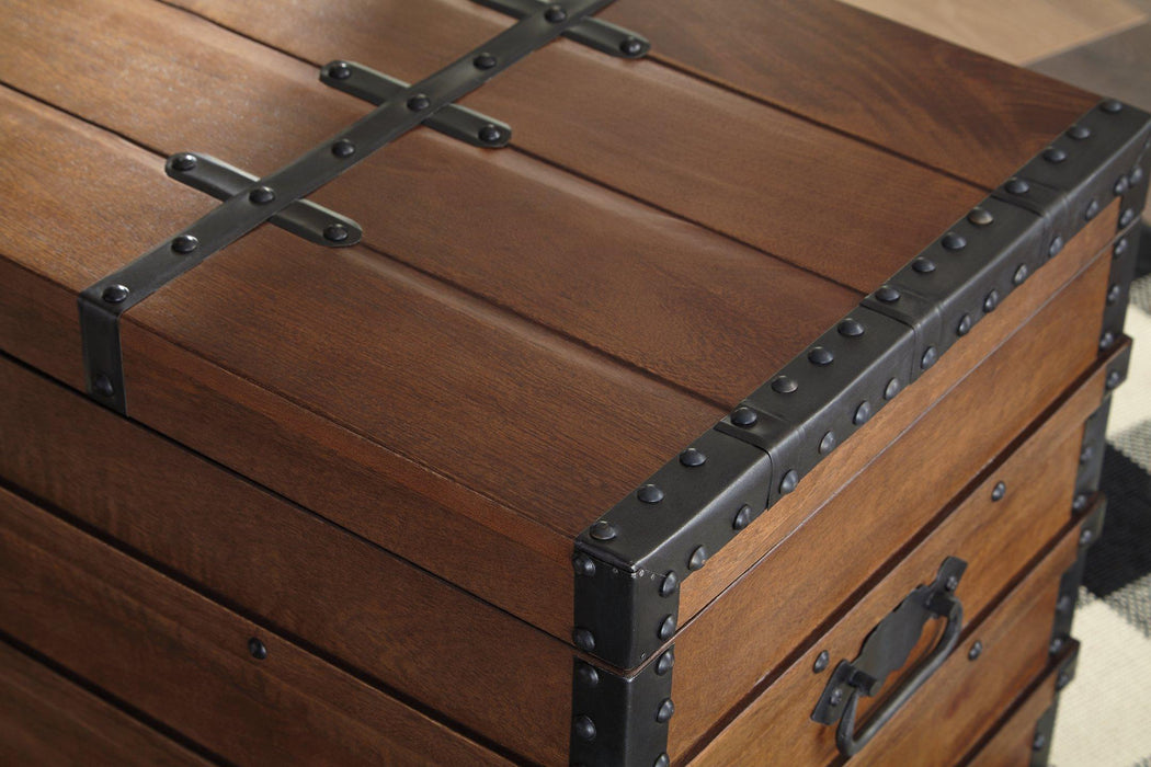 Kettleby Storage Trunk Trunk Ashley Furniture