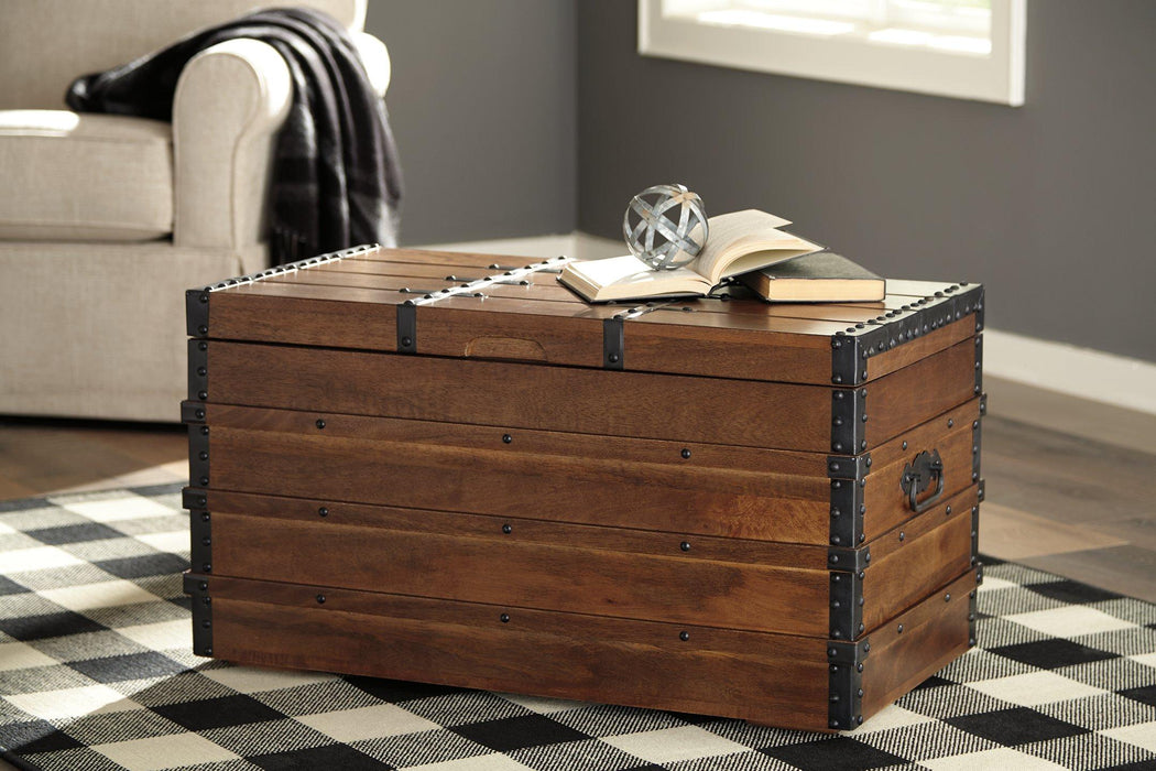 Kettleby Storage Trunk Trunk Ashley Furniture