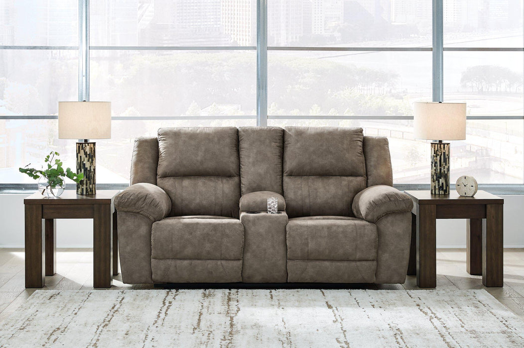 Laresview Reclining Loveseat with Console Loveseat Ashley Furniture