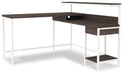 Dorrinson Home Office L-Desk with Storage Desk Ashley Furniture