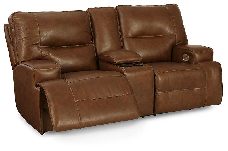 Francesca Power Reclining Loveseat with Console Loveseat Ashley Furniture