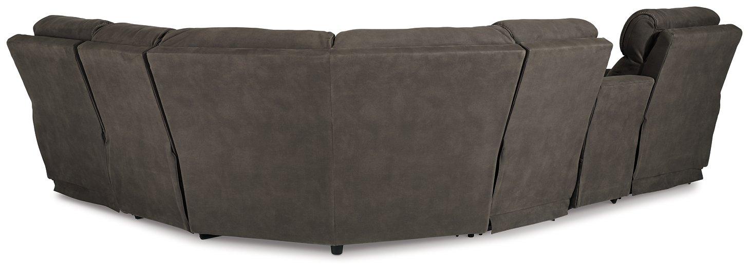 Hoopster 6-Piece Power Reclining Sectional Sectional Ashley Furniture