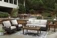 Paradise Trail Sofa with Cushion Outdoor Seating Ashley Furniture