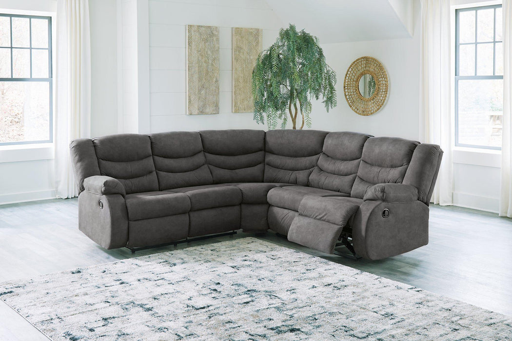 Partymate 2-Piece Reclining Sectional Sectional Ashley Furniture