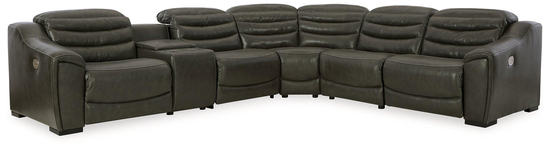 Center Line Power Reclining Sectional Sectional Ashley Furniture